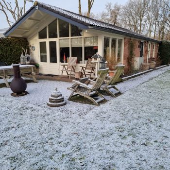 Vakantiehuis Bonte Specht winter
